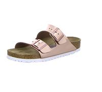 Birkenstock Classic 952091 Arizona Leder Softfootbed, Damen Pantoletten, Braun (Metallic Copper), 37 EU (4.5 UK)