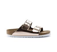 BIRKENSTOCK Classic 952091 Arizona Leder Softfootbed, Damen Pantoletten, Braun (Metallic Copper), 39 EU (5.5 UK)