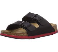 BIRKENSTOCK® Sandale Arizona Superlauf, Birko-Flor, schwarz/rot, schmal, Größe 36 (weitere Arbeitsschuhe)