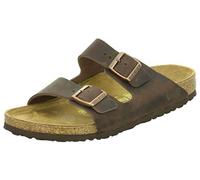 BIRKENSTOCK Pantolette Arizona Habana Leder Gr. 35-50 052531 + 052533, Größe + Weite:43 schmal