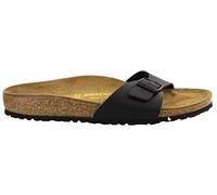 Birkenstock Arizona Damen Herren Pantolette Nubukleder geölt 43, Schmal, Black