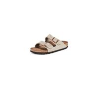 Birkenstock Classic ARIZONA Unisex-Erwachsene Pantoletten, Braungrau - Taupe Suede, 38 EU