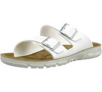 Birkenstock Classic Bilbao Birko-Flor, Herren Pantoletten, Weiß (Weiß), 41 EU