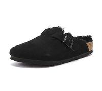 Birkenstock Classic Boston Lammfell 259881, Clogs, Schwarz (Schwarz 49), 40 EU (7 UK)