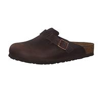 Birkenstock Classic Boston Leder, Unisex-Erwachsene Clogs, Braun (Habana), 46 EU