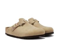 Birkenstock Boston Damen , Herren Clog Nubuckleder geölt 40, Normal, Tabacco Brown