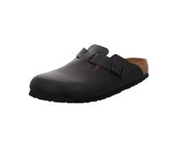 Birkenstock Holzschuhe Boston Naturleder Schmal