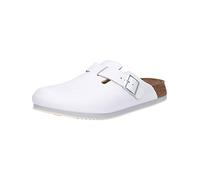 Birkenstock Clog Boston Super Grip, Naturleder, weiß, Weite schmal, Größe 42