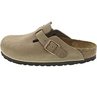 Birkenstock Boston Tabacco Braun Nubukleder geölt Schmal Braun EU37