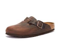 Birkenstock Boston Damen , Herren Clog Nubuckleder geölt 41, Normal, Habana