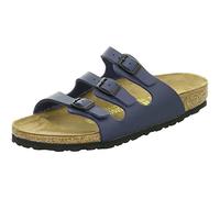 Birkenstock Classic Florida Birko-Flor, Damen Pantoletten, Blau (Blau), 35 EU