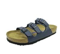 Pantoletten Birkenstock Florida BF Normal Blau Weiches Fußbett-Schuhgröße 43