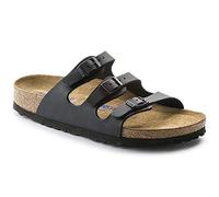 Birkenstock Classic Florida Birko-Flor Softfootbed 53011, Pantoletten, Schwarz (Schwarz 49), 39 EU (5.5 UK)