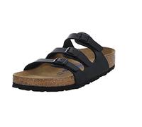 Birkenstock Classic Florida Birko-Flor Softfootbed 53011, Pantoletten, Schwarz (Schwarz 49), 43 EU (9 UK)