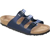 Birkenstock Classic Florida Birko-Flor Softfootbed, Damen Pantoletten, Blau (Blau), 39 EU