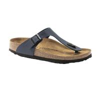Birkenstock Classic Gizeh Birko-Flor 143623, Zehentrenner, Blau (Blau 75), 39 EU (5.5 UK)