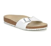 Birkenstock Classic Madrid Birko-Flor 40731, Pantoletten, Weiß (Weiß 73), 40 EU (7 UK)