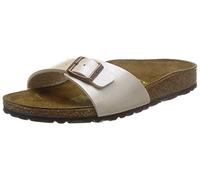 Birkenstock Classic Madrid Birko-Flor 940153, Pantoletten, Weiß (Graceful Pearl White 8234), 36 EU (3.5 UK)
