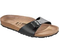 BIRKENSTOCK Classic Madrid Birko-Flor, Damen Pantoletten, Gr.-43 EU,Schwarz
