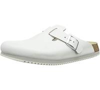Birkenstock Classic Madrid Birko-Flor, Unisex-Erwachsene Pantoletten, Weiß (Weiß), 42 EU
