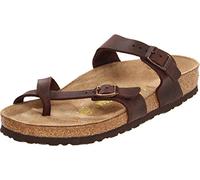 Pantolette Birkenstock Mayari Habana Oiled Leather Regular Damen-Schuhgröße 41