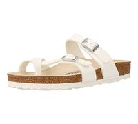 Pantoletten Birkenstock Mayari BF Graceful Pearl Regular Weiß Damen-Schuhgröße 37