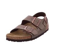 Birkenstock Milano Birko-Flor Birkibuc Narrow Sandalen braun - 38