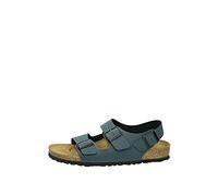 Birkenstock Classic Milano, Unisex-Erwachsene Knöchelriemchen Sandalen, Grau (Basalt), 35 EU