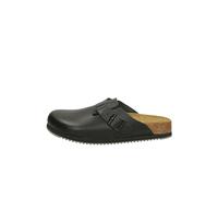 Birkenstock Classic Uni-Erwachsene Boston Clogs, Grün (Olive Finish), Schwarz, 43 EU