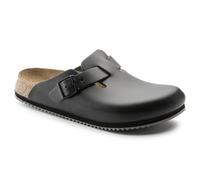 BIRKENSTOCK® Clog Boston Super Grip, Naturleder, schwarz, Weite schmal, Größe 41 (weitere Arbeitsschuhe)