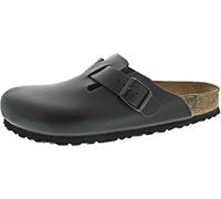 Birkenstock Clog Boston Super Grip, Naturleder, schwarz, Weite schmal, Größe 43