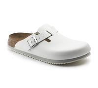Clog Boston Super Grip, Naturleder, weiß 1 St Schuhe