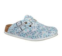 BIRKENSTOCK® Clog Kay Superlauf, Birko-Flor, Blooming Roses Blue, schmal, Gr. 41 (Weitere Arbeitsschuhe)