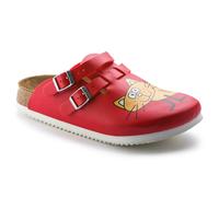 Birkenstock KAY SL Clog Damen cad red Birko-Flor Superlaufsohle Schmal, 36