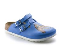 Birkenstock Clog Kay Superlauf, Birko-Flor, Dog Blue, schmal, Größe 38