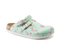 Birkenstock Clog Kay Superlauf, Birko-Flor, Flower Field Mint, schmal, Gr. 38