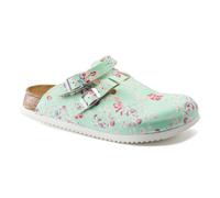 Birkenstock Clog Kay Superlauf, Birko-Flor, Flower Field Mint, schmal, Größe 41