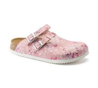 Birkenstock Clog Kay Superlauf, Birko-Flor, Flower Field Rose, schmal, Gr. 42