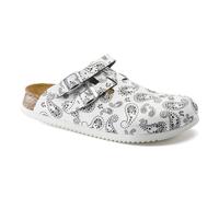 Birkenstock Clog Kay Superlauf, Birko-Flor, Paisley Black/White, schmal, Gr. 37