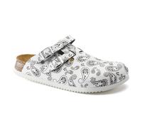 Birkenstock Clog Kay Superlauf, Birko-Flor, Paisley Black/White, schmal, Gr. 41