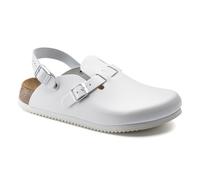 Birkenstock Clog Kay Superlauf, Naturleder, weiß, normal, 40