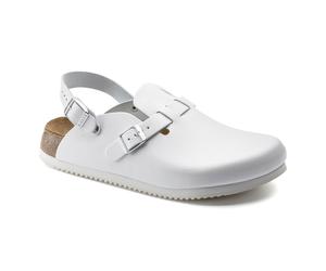Birkenstock Clog Kay Superlauf, Naturleder, weiß, normal, 45