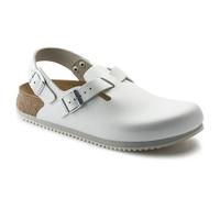 Birkenstock Clog Tokio Super Grip, Naturleder, weiß, Weite normal, Größe 45