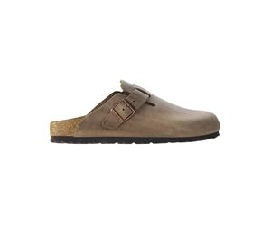 Birkenstock - Clogs aus geöltem Nubukleder - Damen / Frau - Boston Oiled Leather Narrow - Boston Oiled Leather Narrow Tobacco Brown für Braun 39