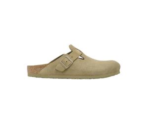 Birkenstock - Clogs aus Wildleder - Unisex - Boston LEVE Regular - Boston LEVE Regular Faded Khaki für Herren aus Leder - Größe 43 - Braun 43
