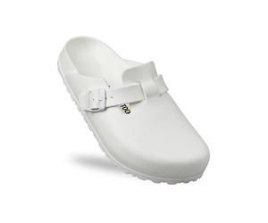 Birkenstock Clogs "Boston" in Weiß - Weite N - Größe 38 | Damen Pantoletten