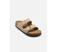 Birkenstock - Clogs & Pantoletten Arizona Soft footbed Nubuck - Narrow - Beige - Größe 36