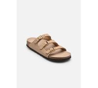 Birkenstock - Clogs & Pantoletten Florida Fresh Nubuck - Narrow - Beige - Größe 39