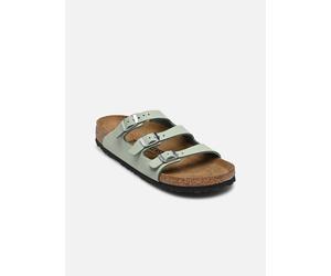Birkenstock - Clogs & Pantoletten Florida Fresh Nubuck - Narrow - Grün - Größe 41