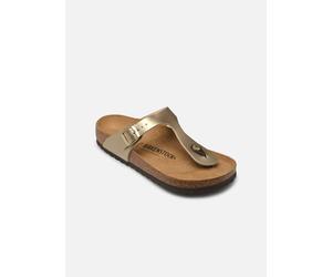 Birkenstock - Clogs & Pantoletten Gizeh Birko Flor - Regular - Gold und Bronze - Größe 39
